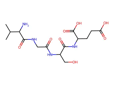 VAL-GLY-SER-GLU structure