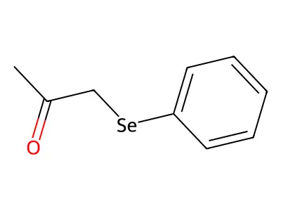 2-Propanone, 1-(phenylseleno)- structure