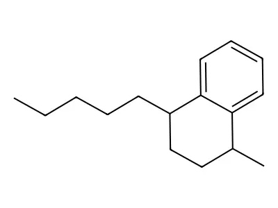 1,2,3,4-Tetrahydro-1-methyl-4-pentylnaphthalene structure