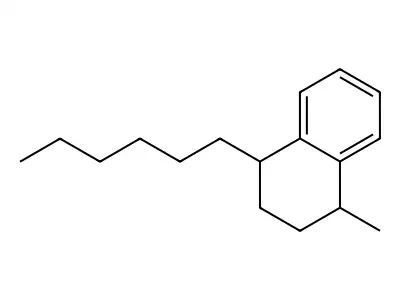 1-Hexyl-1,2,3,4-tetrahydro-4-methylnaphthalene structure
