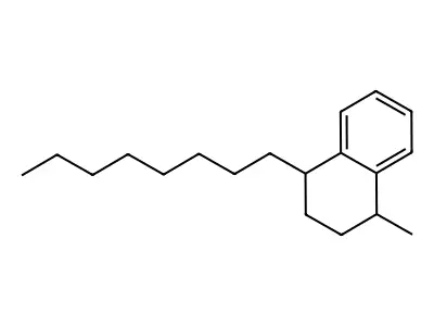1,2,3,4-Tetrahydro-1-methyl-4-octylnaphthalene structure