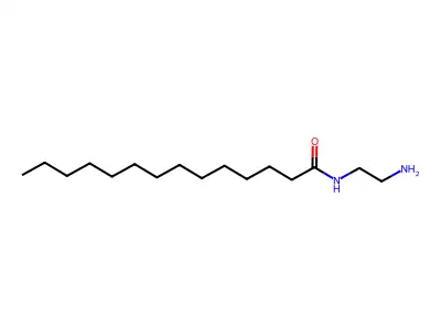 Myristamide, N-(2-aminoethyl)- structure