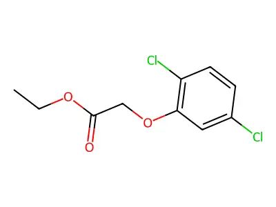 Ethyl 2-(2,5-dichlorophenoxy)acetate structure