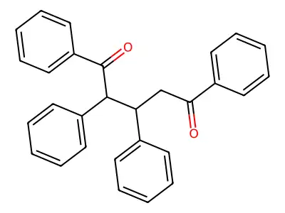 1,2,3,5-Tetraphenylpentane-1,5-dione structure