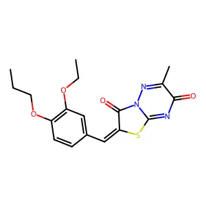 C18H19N3O4S structure