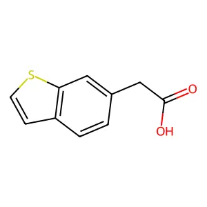 2-(1-Benzothiophen-6-yl)acetic acid structure