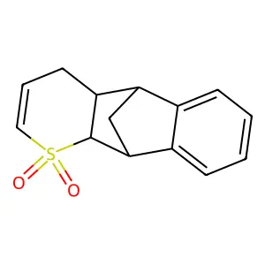 8-thia-tetrahydro-bicyclo(2.2.1)heptadiene 8,8-dioxide structure