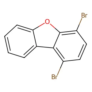 1,4-Dibromo-dibenzofuran structure