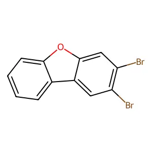2,3-Dibromo-dibenzofuran structure