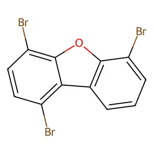 1,4,6-Tribromo-dibenzofuran structure
