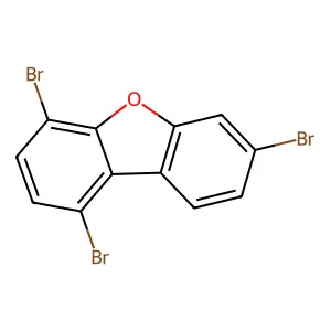 1,4,7-Tribromo-dibenzofuran structure