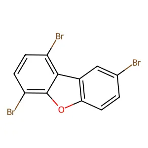 1,4,8-Tribromo-dibenzofuran structure
