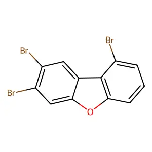 2,3,9-Tribromo-dibenzofuran structure