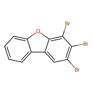 2,3,4-Tribromo-dibenzofuran structure