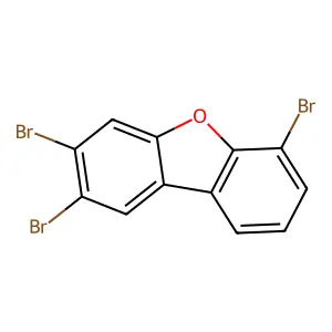 2,3,6-Tribromo-dibenzofuran structure