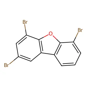 2,4,6-Tribromo-dibenzofuran structure