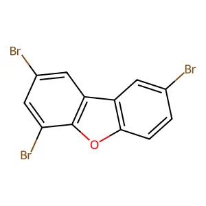 2,4,8-Tribromo-dibenzofuran structure