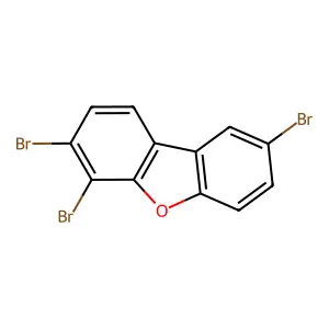 3,4,8-Tribromo-dibenzofuran structure