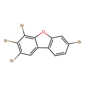 2,3,4,7-Tetrabromo-dibenzofuran structure
