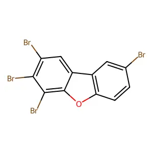 2,3,4,8-Tetrabromo-dibenzofuran structure