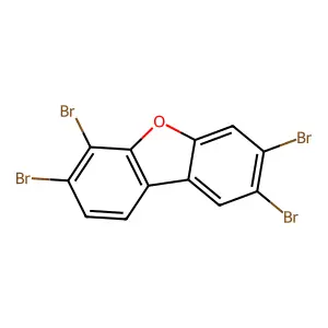 2,3,6,7-Tetrabromo-dibenzofuran structure