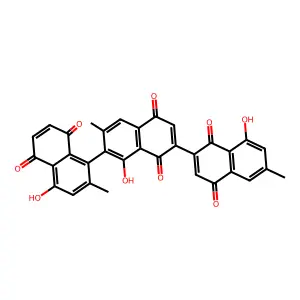 Galpinone structure
