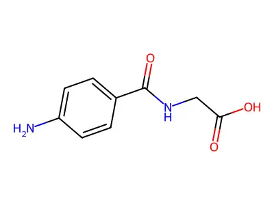 氨马尿酸 structure