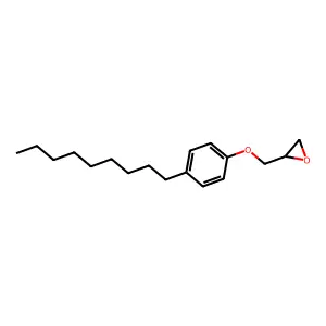 ((p-Nonylphenoxy)methyl)oxirane structure