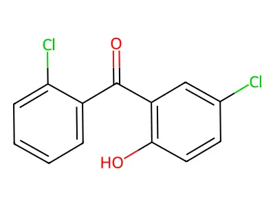 2',5-Dichloro-2-hydroxybenzophenone structure