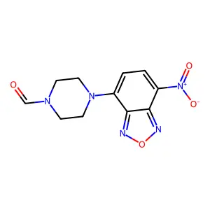 4-(7-Nitro-2,1,3-benzoxadiazol-4-yl)piperazine-1-carbaldehyde structure