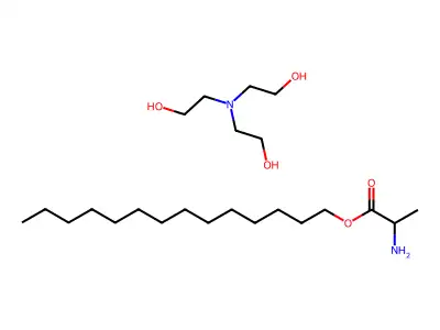 Triethanolamine myristyl aminopropionate structure