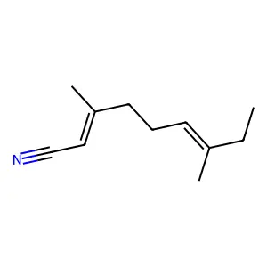 3,7-二甲基-2,6-壬二烯腈 structure