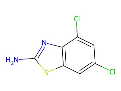 4,5-Dichloro-1,3-benzothiazol-2-amine structure