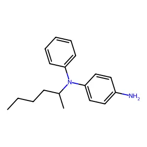 N1-(1-甲基戊基)-N1-苯基-1,4-苯二胺 structure