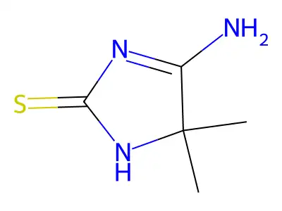 4-Amino-5,5-dimethyl-1,5-dihydro-2H-imidazole-2-thione structure