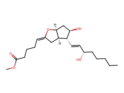 Prostaglandin I2 methyl ester structure