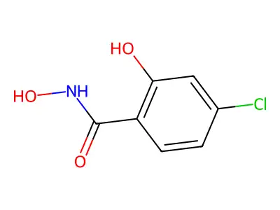 4-chloro-N,2-dihydroxybenzamide structure