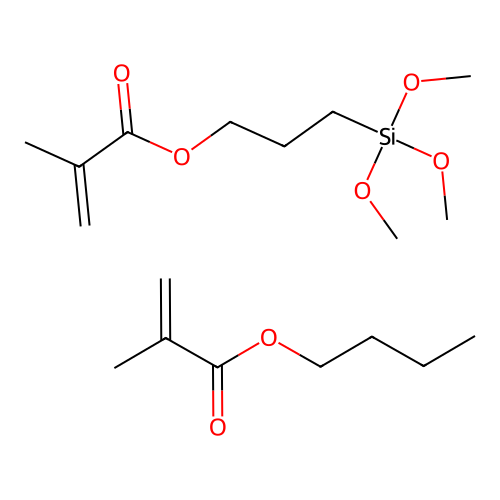 (C10-H20-O5-Si.C8-H14-O2)x- structure