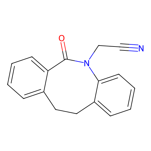 (6-Oxo-11,12-dihydrodibenzo[B,F]azocin-5(6H)-YL)acetonitrile structure