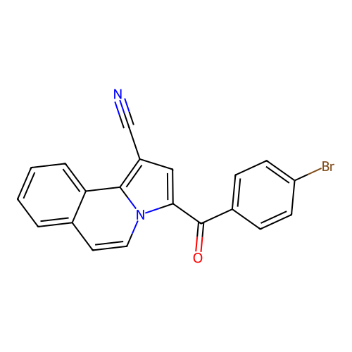 3-(4-Bromobenzoyl)pyrrolo[2,1-a]isoquinoline-1-carbonitrile structure