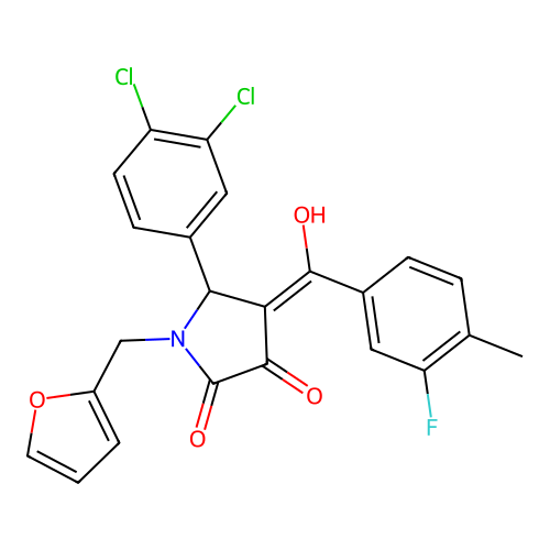 CAS 618074-02-5 - C23H16Cl2FNO4 structure