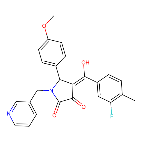 CAS 618075-95-9 - C25H21FN2O4 structure