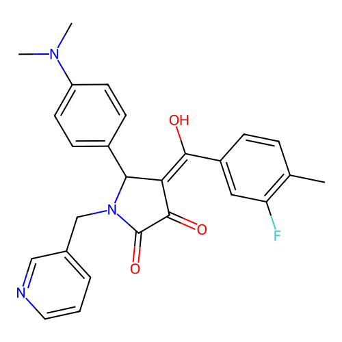 CAS 618076-05-4 - C26H24FN3O3 structure