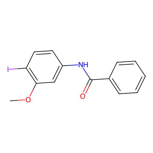 Benzamide, N-(4-iodo-3-methoxyphenyl)- structure