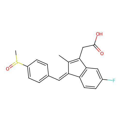 trans-Sulindac structure
