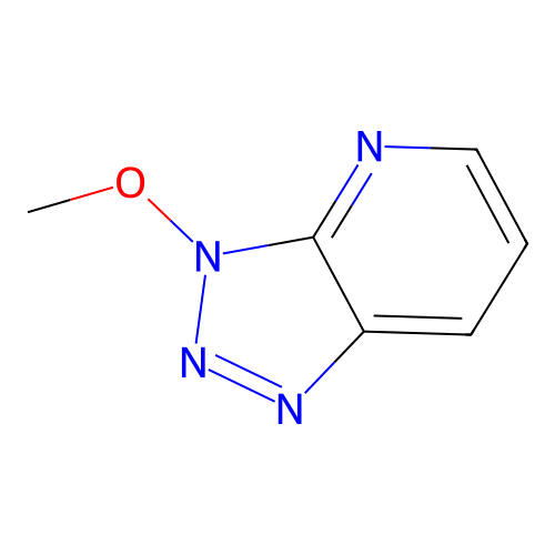 3-Methoxytriazolo(4,5-b)pyridine structure