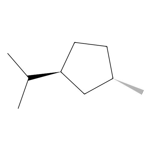 1-trans-3-Methylisopropylcyclopentane structure