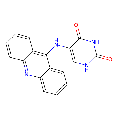 5-(acridin-9-ylamino)pyrimidine-2,4(1H,3H)-dione structure