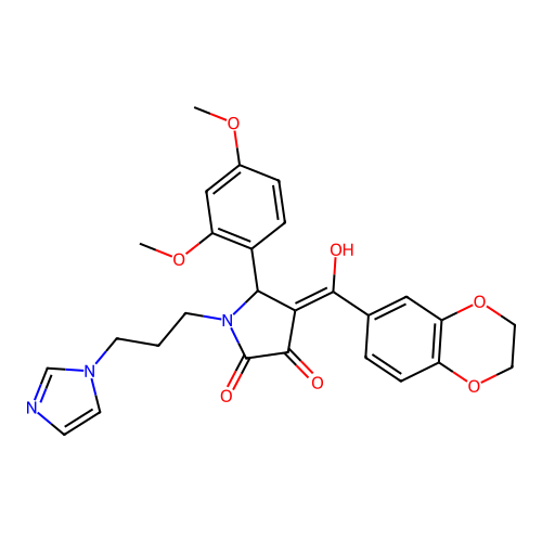 C27H27N3O7 structure