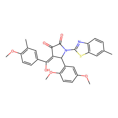 C29H26N2O6S structure